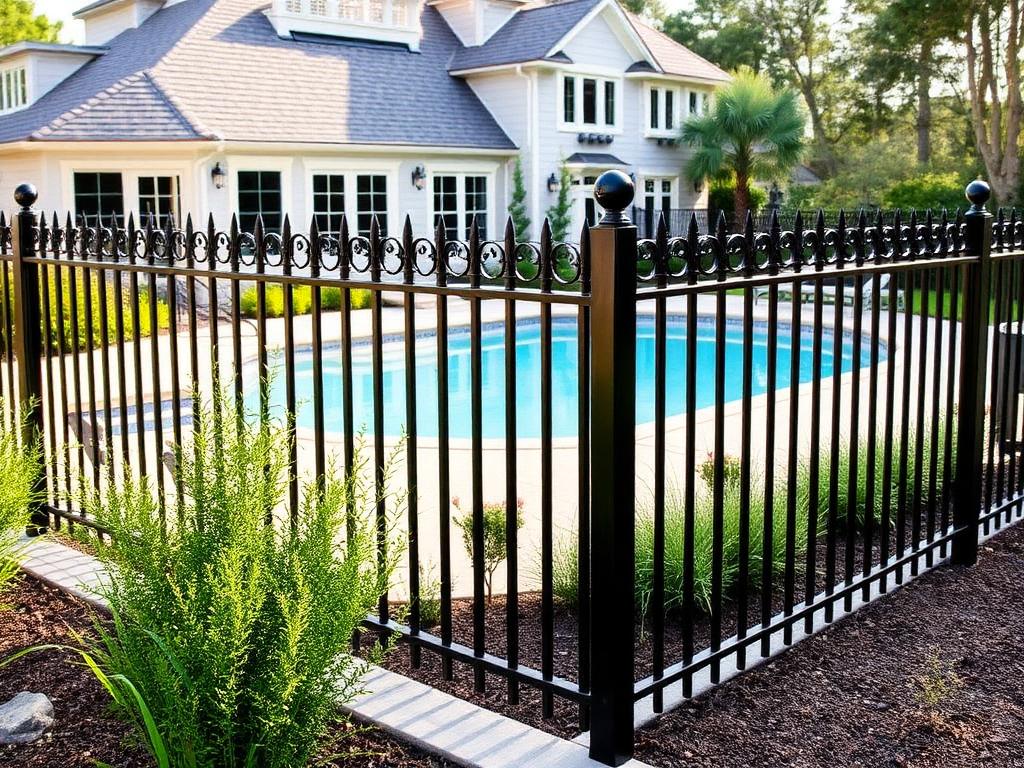 Aluminum fence style inspiration